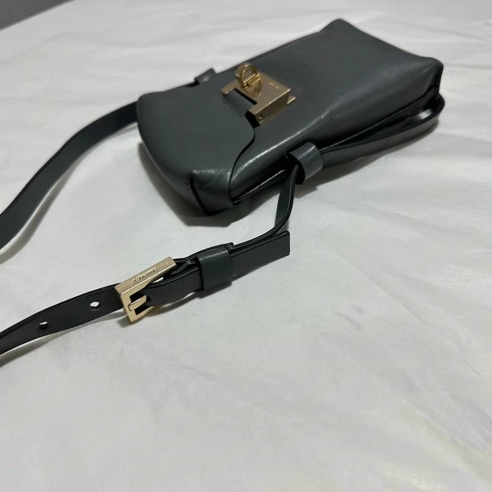 AllSaints Salome Leather Cross Body Bag - Picture 8 of 15